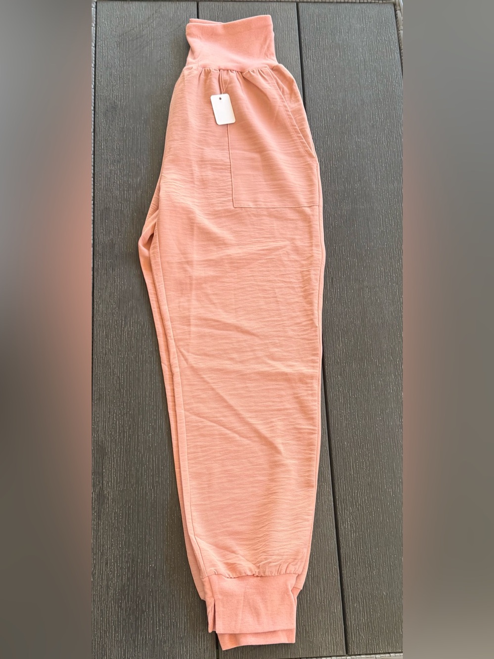 High-Waist Joggers - Pink